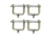 Spring Clamps - Bolt Style | 3 Inch Wide | 4 Pack BDS Suspension
