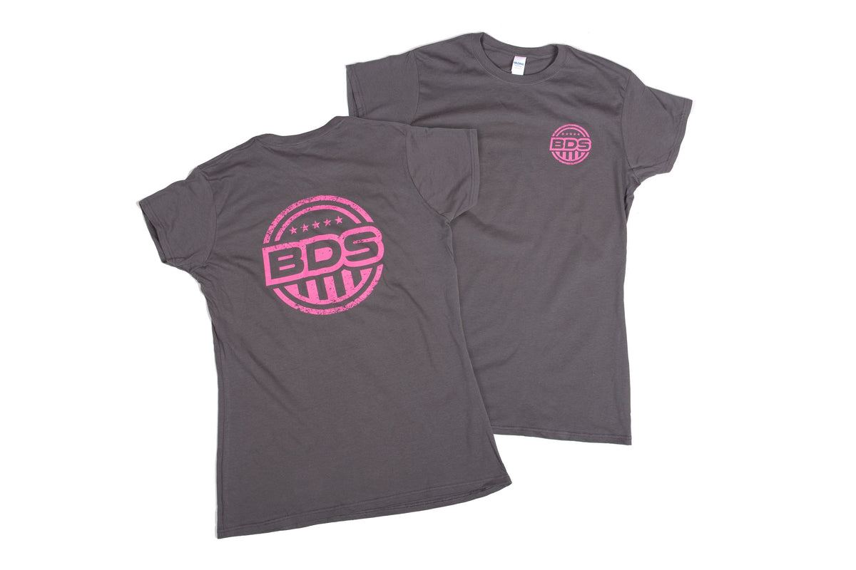 BDS Women's T-Shirt | Charcoal BDS Suspension