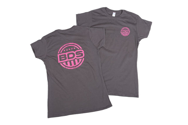 BDS Women's T-Shirt | Charcoal BDS Suspension