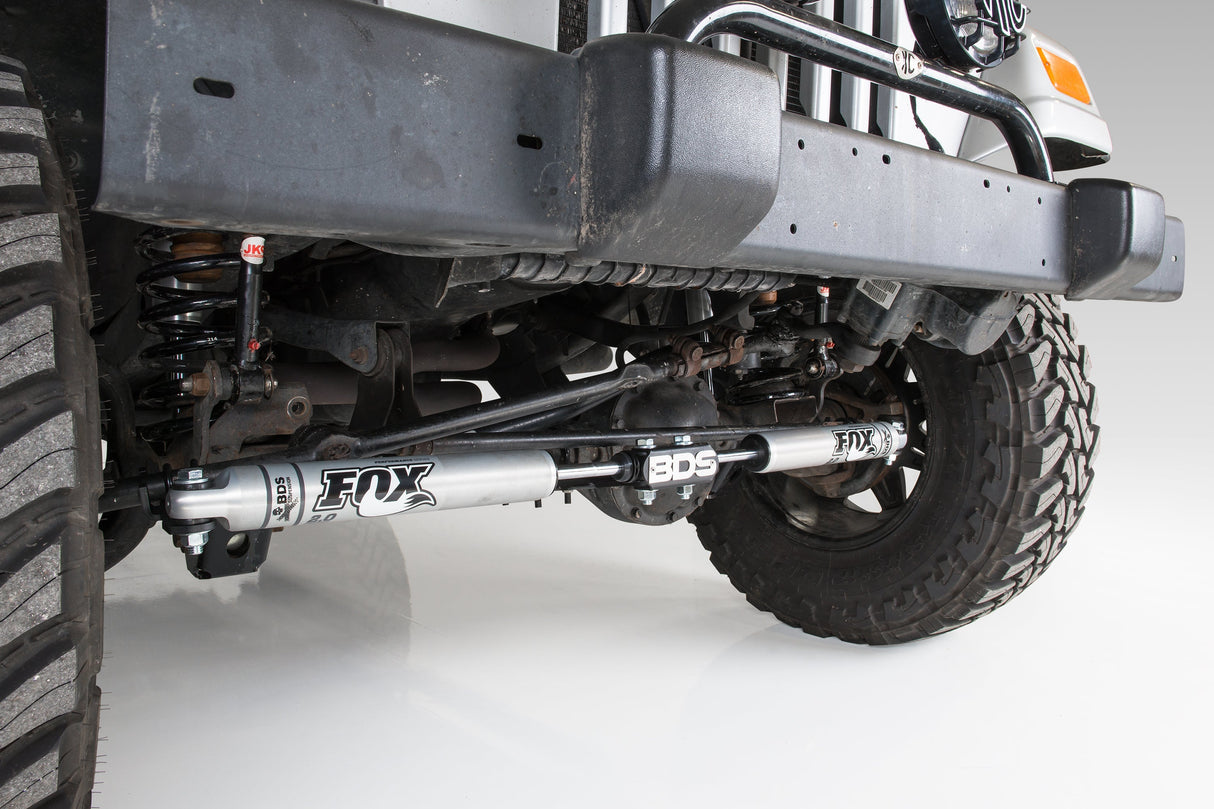 Dual Steering Stabilizer Kit w/ FOX 2.0 Performance Shocks | Jeep Wrangler TJ (97-06), Cherokee XJ (84-01), Grand Cherokee ZJ (93-98) BDS Suspension