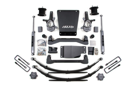 4.5 Inch Lift Kit | Chevy Silverado or GMC Sierra 1500 (07-13) 4WD BDS Suspension