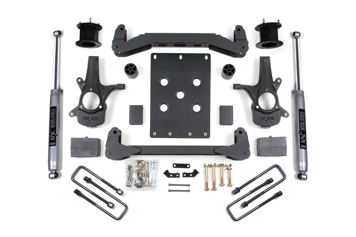 4.5 Inch Lift Kit | Chevy Silverado or GMC Sierra 1500 (07-13) 2WD BDS Suspension