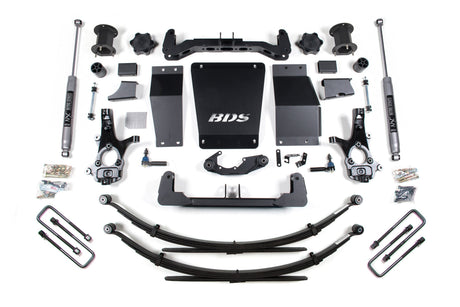 6.5 Inch Lift Kit | Chevy Silverado or GMC Sierra 1500 (14-18) 4WD BDS Suspension
