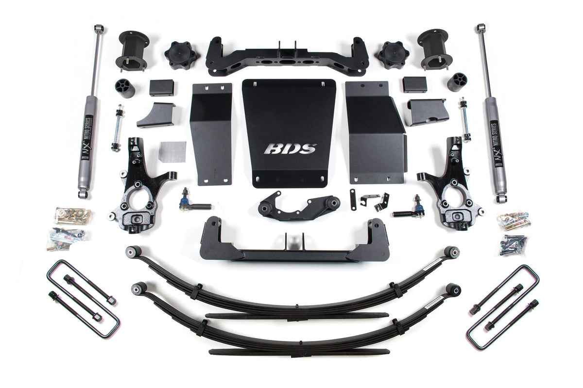 6.5 Inch Lift Kit | Chevy Silverado or GMC Sierra 1500 (14-18) 4WD BDS Suspension