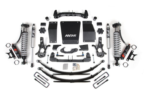 6 Inch Lift Kit | FOX 2.5 Performance Elite Coilover | Chevy Silverado or GMC Sierra 1500 (14-18) 4WD BDS Suspension