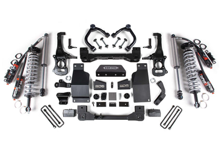 4 Inch Lift Kit | FOX 2.5 Performance Elite Coil-Over | Chevy Silverado or GMC Sierra 1500 (19-24) 4WD | Diesel BDS Suspension
