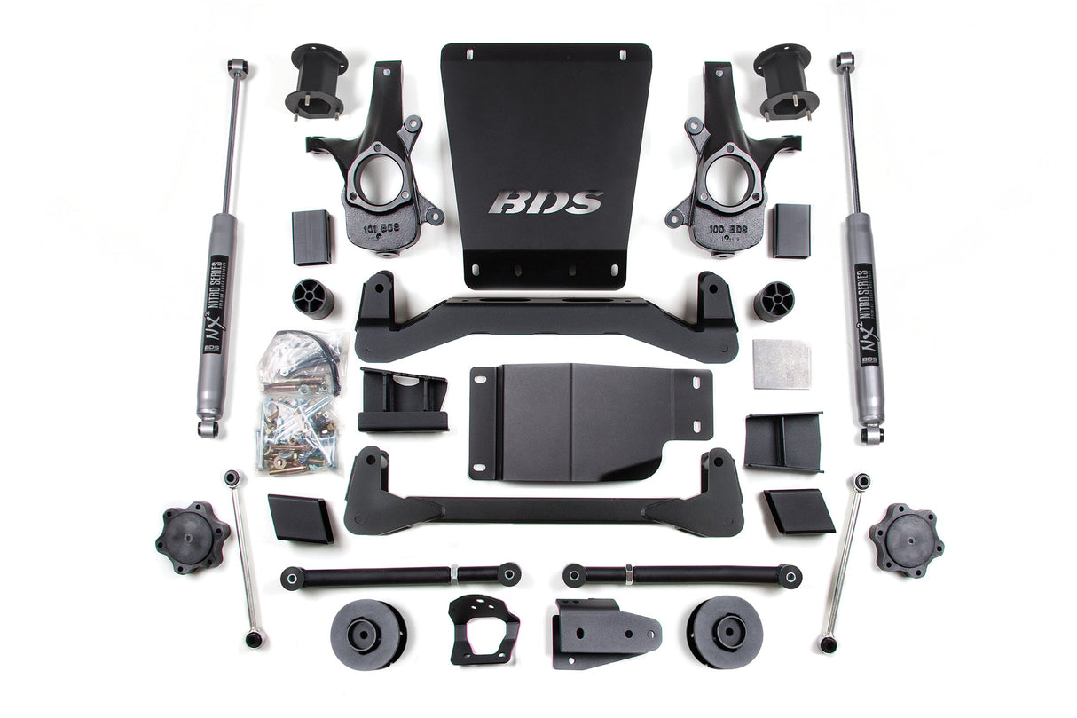 4.5 Inch Lift Kit | Chevy/GMC Avalanche, Suburban, Tahoe, or Yukon 1500 (07-14) 4WD BDS Suspension