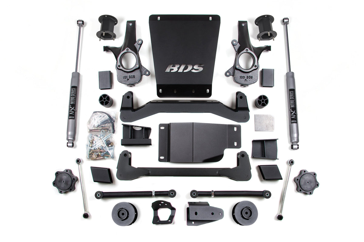 4.5 Inch Lift Kit | Chevy/GMC Avalanche, Suburban, Tahoe, or Yukon 1500 (07-14) 4WD BDS Suspension