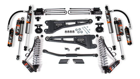 2.5 Inch Lift Kit W/ Radius Arm | FOX 2.5 Performance Elite Coilover Conversion | Ford F450 Super Duty (23-26) 4WD BDS Suspension