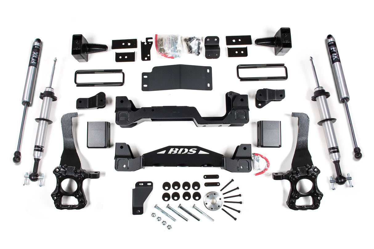 6 Inch Lift Kit | FOX 2.0 IFP Strut | Ford F150 (15-20) 4WD BDS Suspension