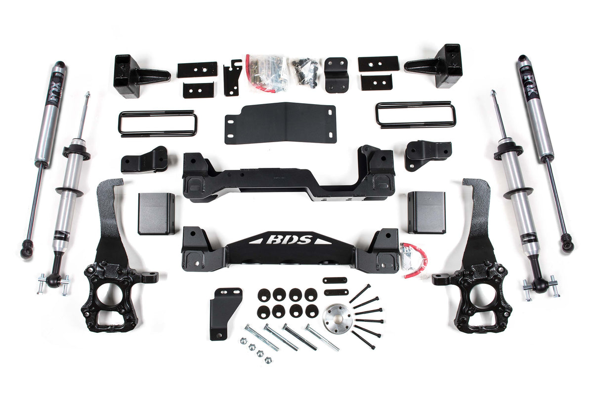 6 Inch Lift Kit | FOX 2.0 Strut  | Ford F150 (2014) 4WD BDS Suspension