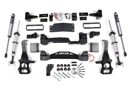 6 Inch Lift Kit | FOX 2.0 Strut  | Ford F150 (2014) 4WD BDS Suspension