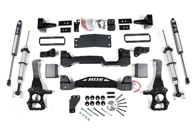 6 Inch Lift Kit | FOX 2.0 Strut  | Ford F150 (2014) 4WD BDS Suspension