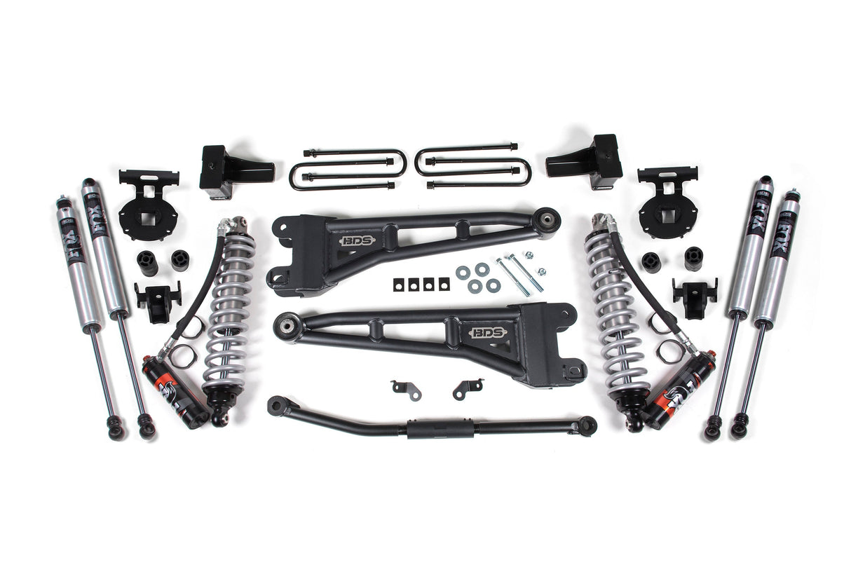 2.5 Inch Lift Kit w/ Radius Arm | FOX 2.5 Performance Elite Coilover Conversion | Ford F250/F350 Super Duty (11-16) 4WD | Diesel BDS Suspension