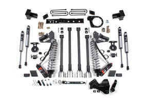 6 Inch Lift Kit w/ 4-Link | FOX 2.5 Performance Elite Coil-Over Conversion | Ford F250/F350 Super Duty (17-19) 4WD | Diesel BDS Suspension