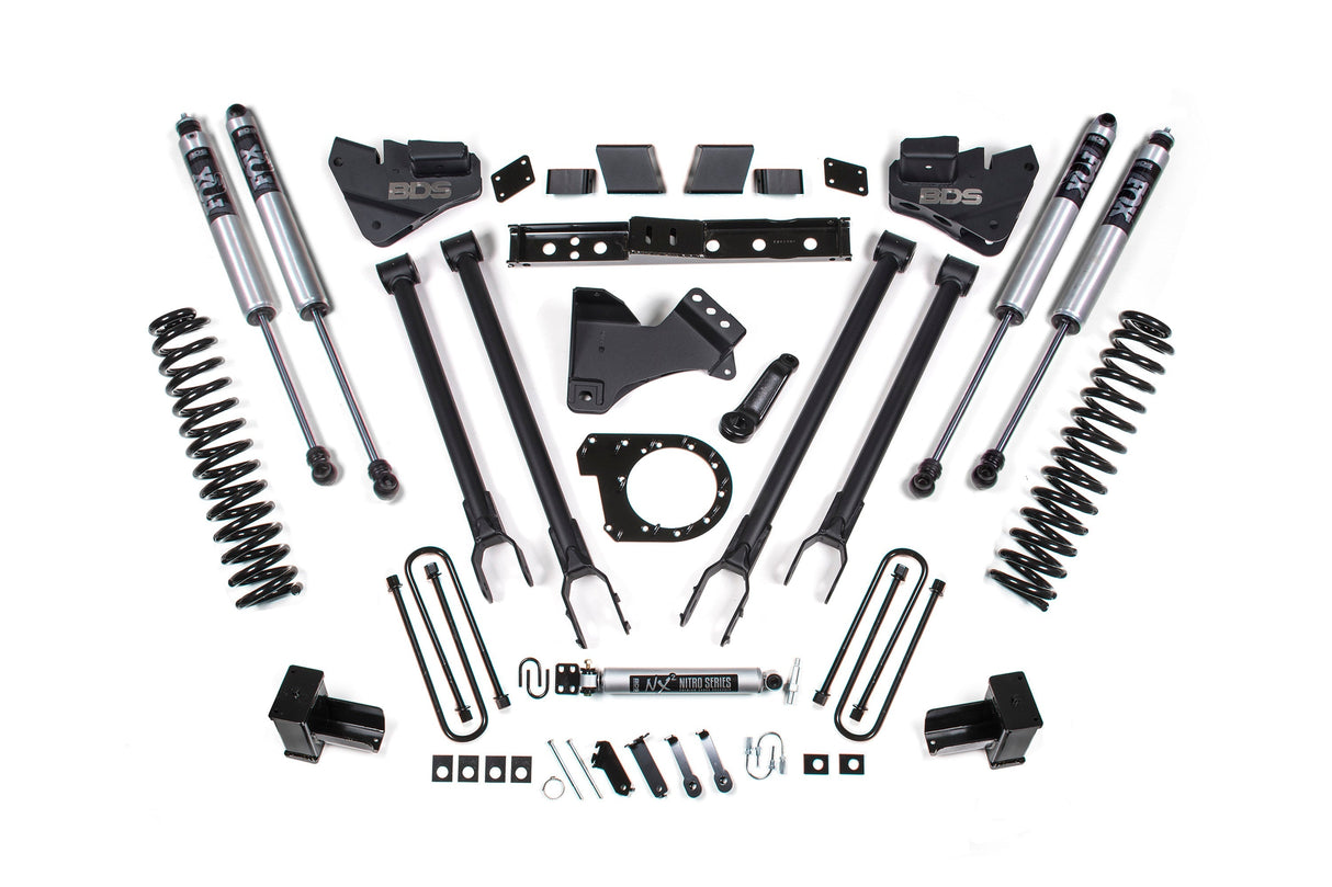 6 Inch Lift Kit | 4-Link Conversion | Ford F250/F350 Super Duty (17-19) 4WD | Diesel BDS Suspension
