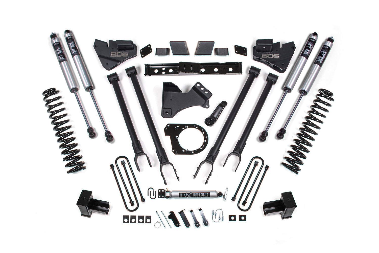 7 Inch Lift Kit w/ 4-Link | Ford F250/F350 Super Duty (20-22) 4WD | Diesel BDS Suspension