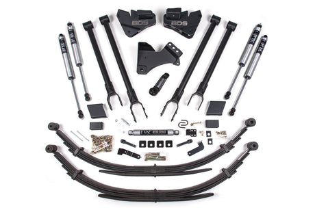 4 Inch Lift Kit | 4-Link Conversion | Ford F250/F350 Super Duty (17-19) 4WD | Diesel BDS Suspension