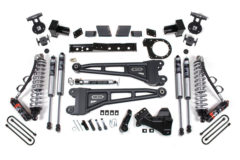 6 Inch Lift Kit w/ Radius Arm | FOX 2.5 Performance Elite Coil-Over Conversion | Ford F350 Super Duty DRW (20-22) 4WD | Diesel BDS Suspension