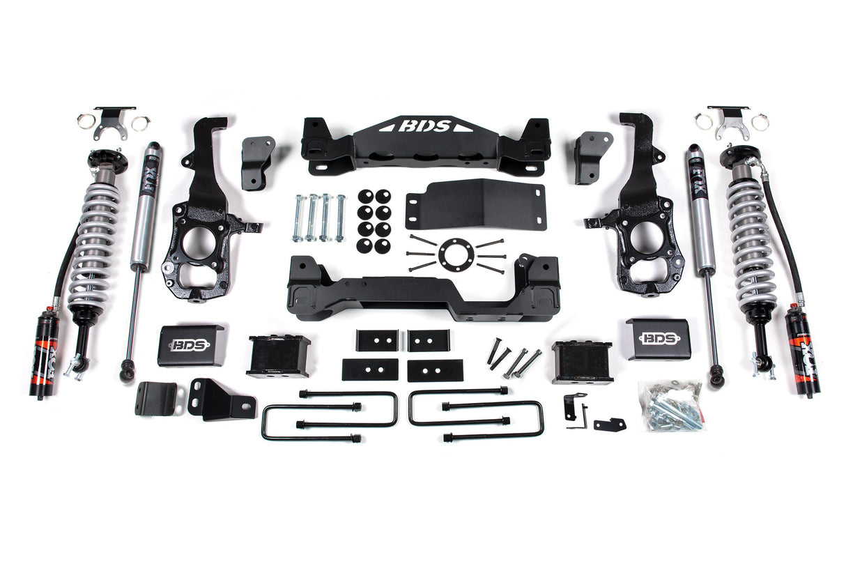 6 Inch Lift Kit | FOX 2.5 Performance Elite Coil-Over | Ford F150 (21-26) 4WD BDS Suspension