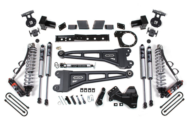 6 Inch Lift Kit w/ Radius Arm | FOX 2.5 Performance Elite Coil-Over Conversion | Ford F250/F350 Super Duty (17-19) 4WD | Diesel BDS Suspension
