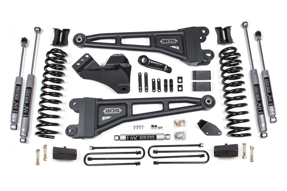 4 Inch Lift Kit w/ Radius Arm | Ford F250/F350 Super Duty (05-07) 4WD | Gas