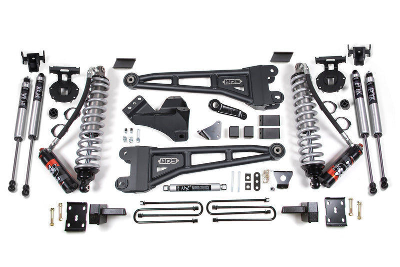 6 Inch Lift Kit w/ Radius Arm | FOX 2.5 Performance Elite Coil-Over Conversion | Ford F250/F350 Super Duty (05-07) 4WD | Diesel BDS Suspension