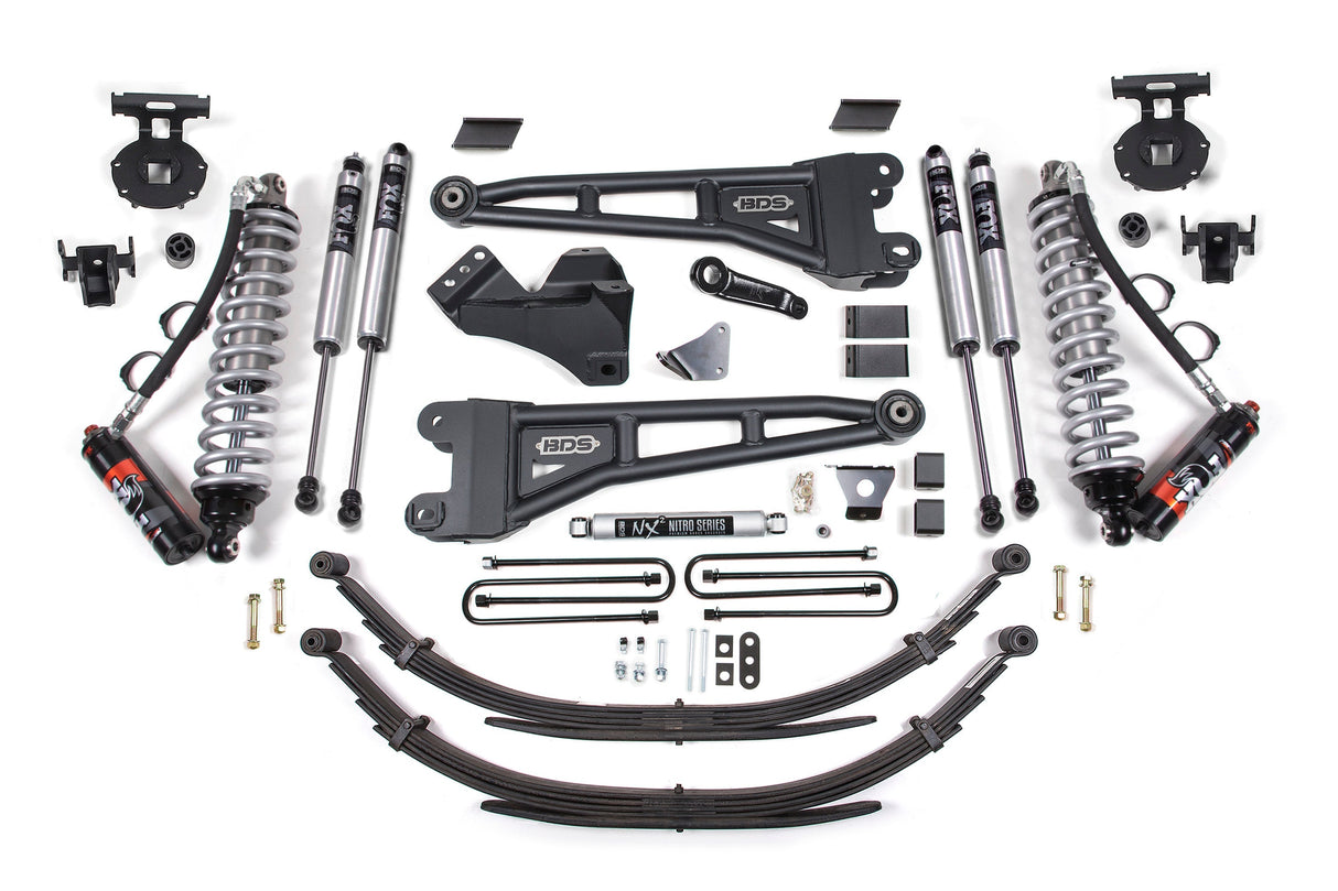 6 Inch Lift Kit w/ Radius Arm | FOX 2.5 Performance Elite Coil-Over Conversion | Ford F250/F350 Super Duty (05-07) 4WD | Diesel BDS Suspension