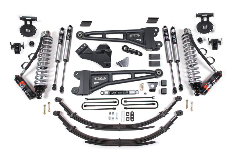 6 Inch Lift Kit w/ Radius Arm | FOX 2.5 Performance Elite Coil-Over Conversion | Ford F250/F350 Super Duty (05-07) 4WD | Diesel BDS Suspension