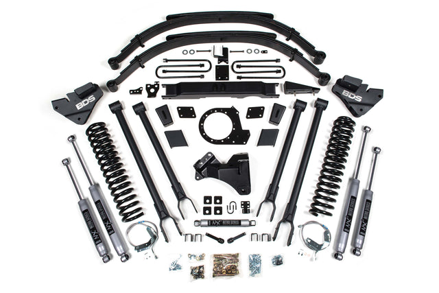 9 Inch (Gas) | 8 Inch (Diesel) Lift Kit w/ 4-Link | Ford F250/F350 Super Duty (20-22) 4WD BDS Suspension