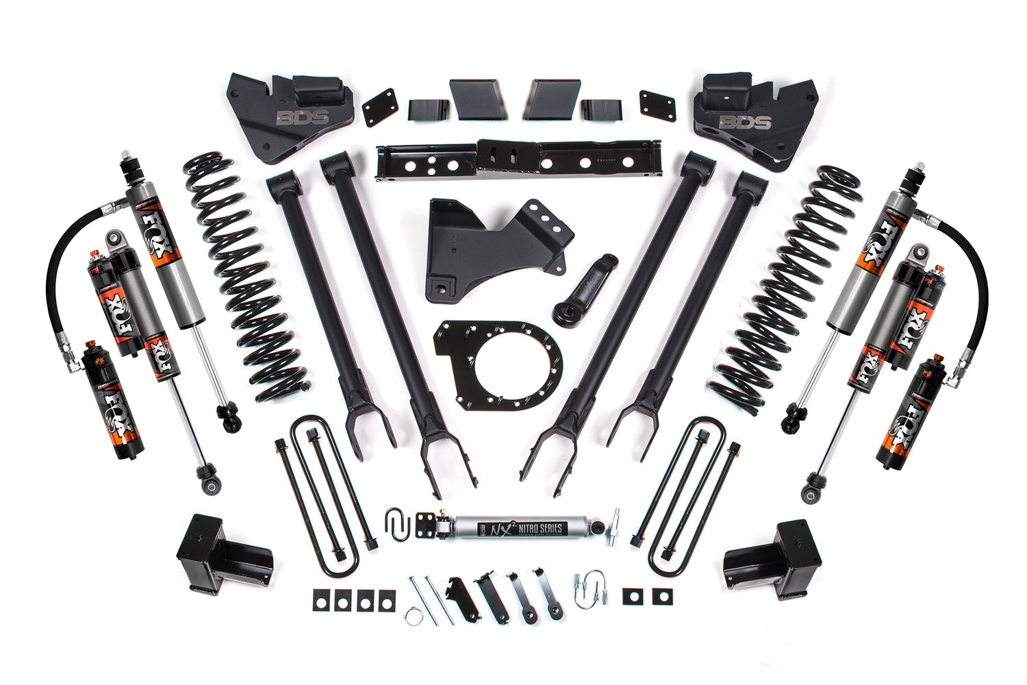 7 Inch Lift Kit w/ 4-Link | Ford F250/F350 Super Duty (20-22) 4WD | Diesel BDS Suspension
