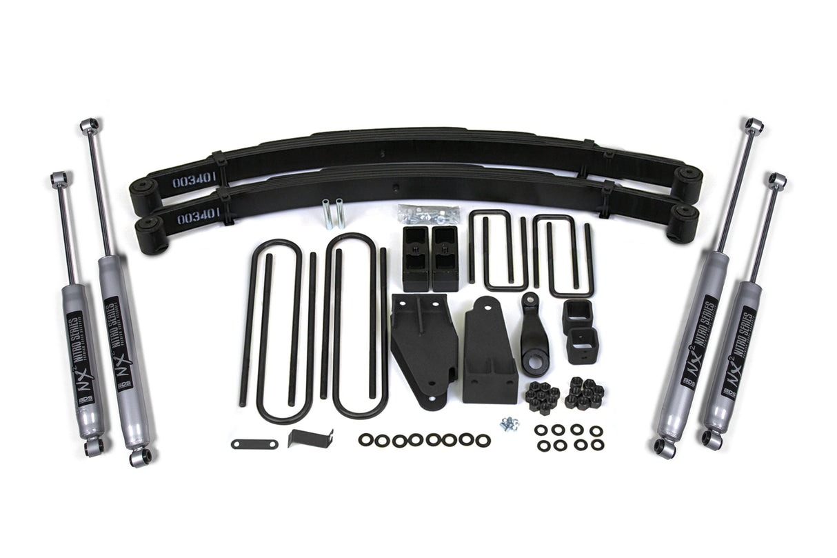 4 Inch Lift Kit | Ford F250 TTB (87-96) 4WD BDS Suspension