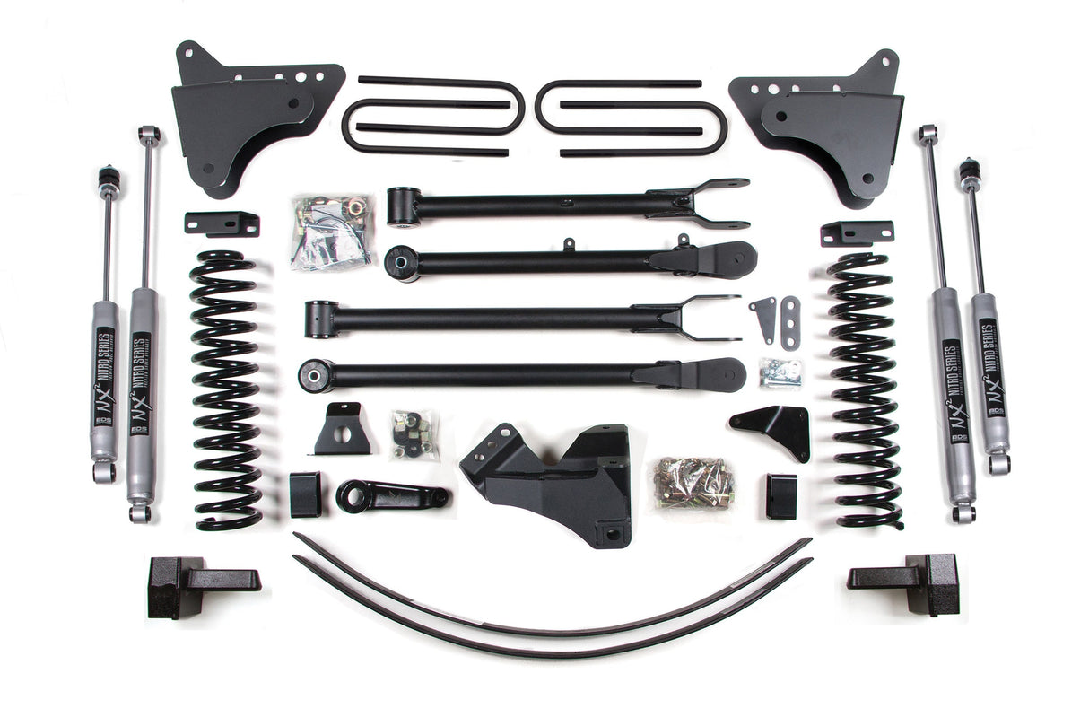 6 Inch Lift Kit w/ 4-Link | Ford F250/F350 Super Duty (05-07) 4WD | Diesel BDS Suspension