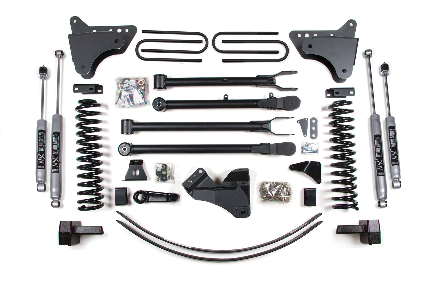 6 Inch Lift Kit w/ 4-Link | Ford F250/F350 Super Duty (05-07) 4WD | Diesel BDS Suspension