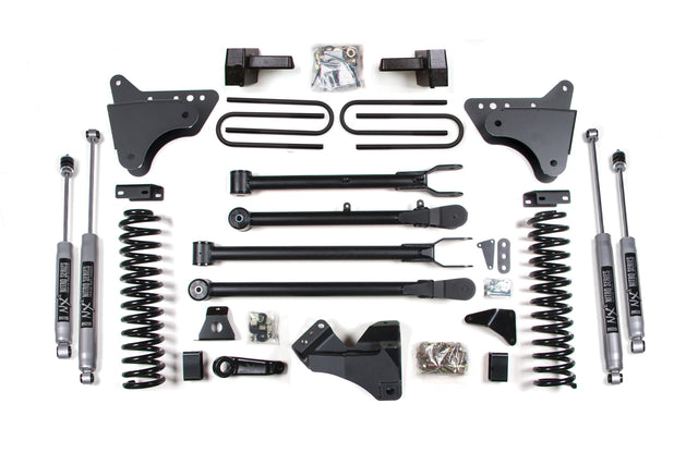 4 Inch Lift Kit w/ 4-Link | Ford F250/F350 Super Duty (08-10) 4WD | Diesel BDS Suspension