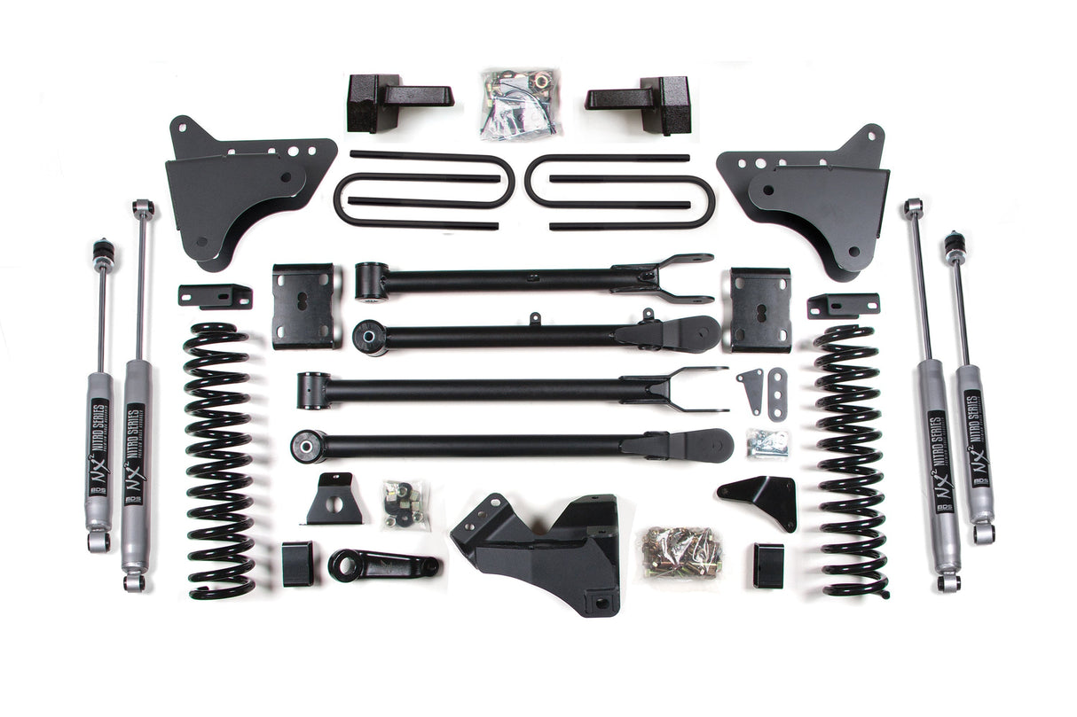 4 Inch Lift Kit w/ 4-Link | Ford F250/F350 Super Duty (11-16) 4WD | Gas BDS Suspension