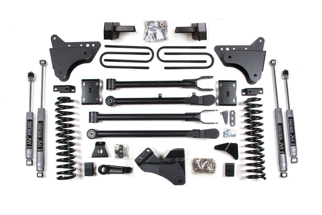 4 Inch Lift Kit w/ 4-Link | Ford F250/F350 Super Duty (11-16) 4WD | Gas BDS Suspension