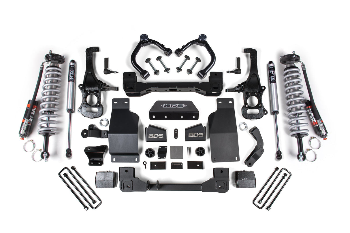 6 Inch Lift Kit | FOX Coil-Over | Chevy Silverado or GMC Sierra 1500 (19-26) 4WD | Diesel BDS Suspension