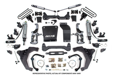 6.5 Inch Lift Kit | FOX 2.5 Coilover Conversion | Chevy Silverado or GMC Sierra 2500HD/3500HD (11-19) | Diesel BDS Suspension