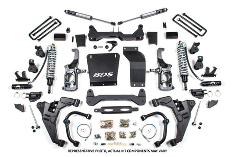6.5 Inch Lift Kit | FOX 2.5 Coilover Conversion | Chevy Silverado or GMC Sierra 2500HD/3500HD (11-19) | Diesel BDS Suspension