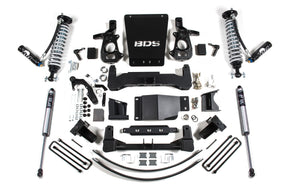 8 Inch Lift Kit | FOX 2.5 Coilover DSC | Chevy Silverado or GMC Sierra 1500 (14-18) 4WD BDS Suspension