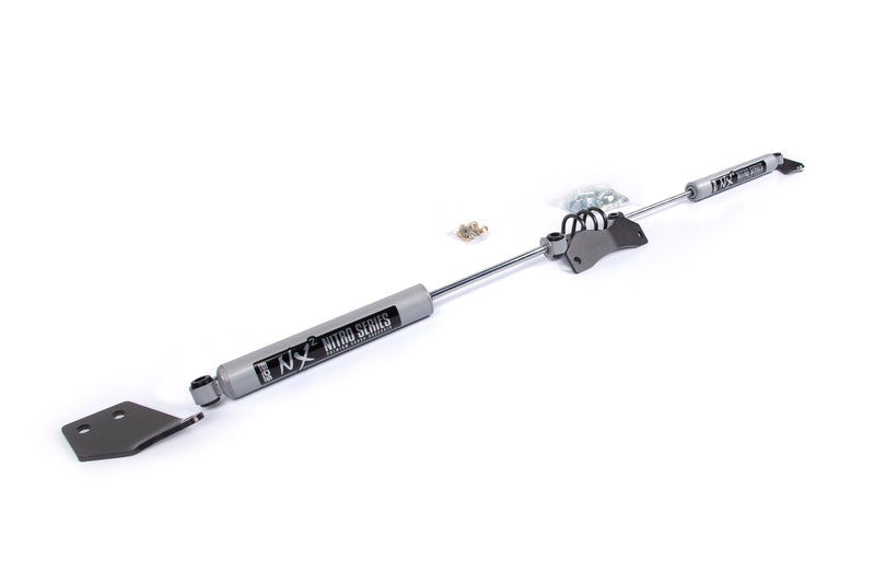 Dual Steering Stabilizer Kit w/ NX2 Shocks | Dodge Ram 1500 Mega Cab (06-08) 4WD | Y-Style Steering BDS Suspension