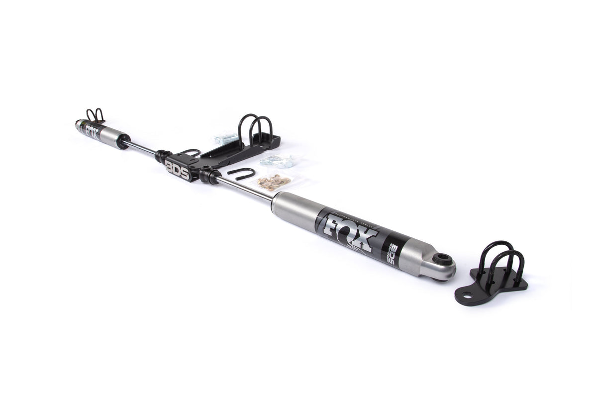 Dual Steering Stabilizer kit W/ FOX 2.0 Performance Shocks | Jeep Wrangler JL (18-27) and Gladiator JT (20-26) BDS Suspension