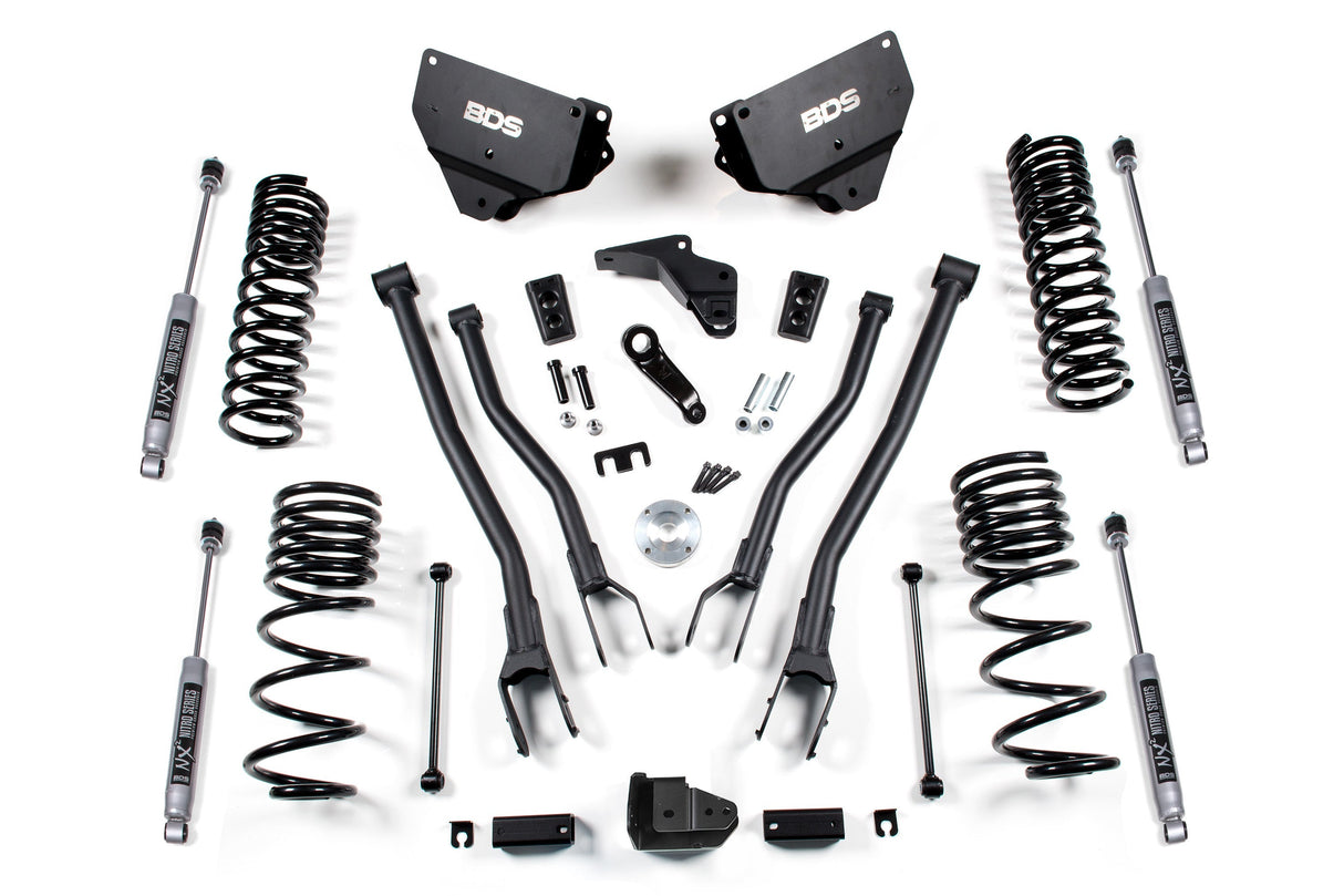 4 Inch Lift Kit w/ 4-Link | Ram 2500 (14-18) 4WD | Gas BDS Suspension