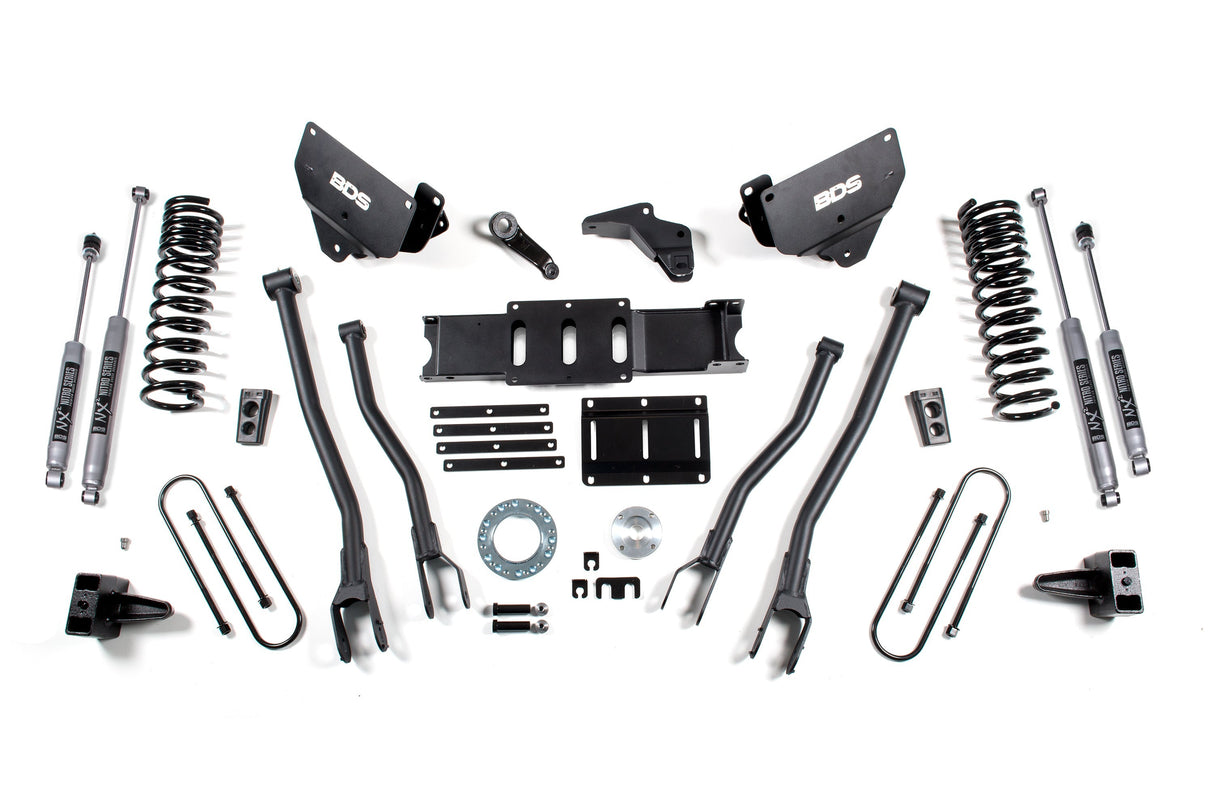 5.5 Inch Lift Kit w/ 4-Link | Ram 3500 (13-18) 4WD | Gas BDS Suspension