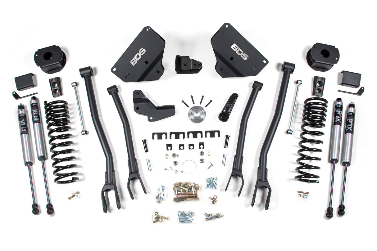 4 Inch Lift Kit w/ 4-Link | Ram 2500 w/ Rear Air Ride (14-18) 4WD | Gas BDS Suspension
