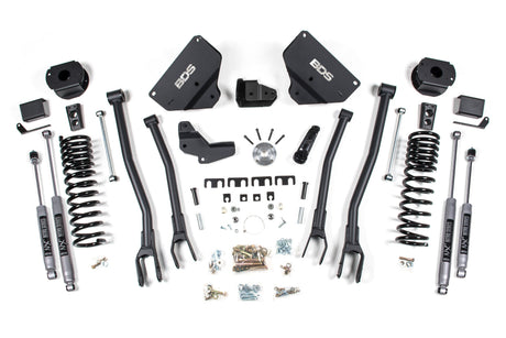 4 Inch Lift Kit w/ 4-Link | Ram 2500 w/ Rear Air Ride (14-18) 4WD | Diesel BDS Suspension
