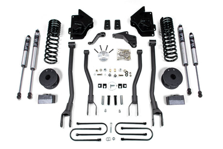 4 Inch Lift Kit w/ 4-Link | Ram 3500 w/ Rear Air Ride (13-18) 4WD | Diesel BDS Suspension