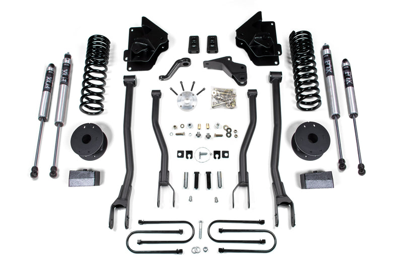 4 Inch Lift Kit w/ 4-Link | Ram 3500 w/ Rear Air Ride (13-18) 4WD | Gas BDS Suspension
