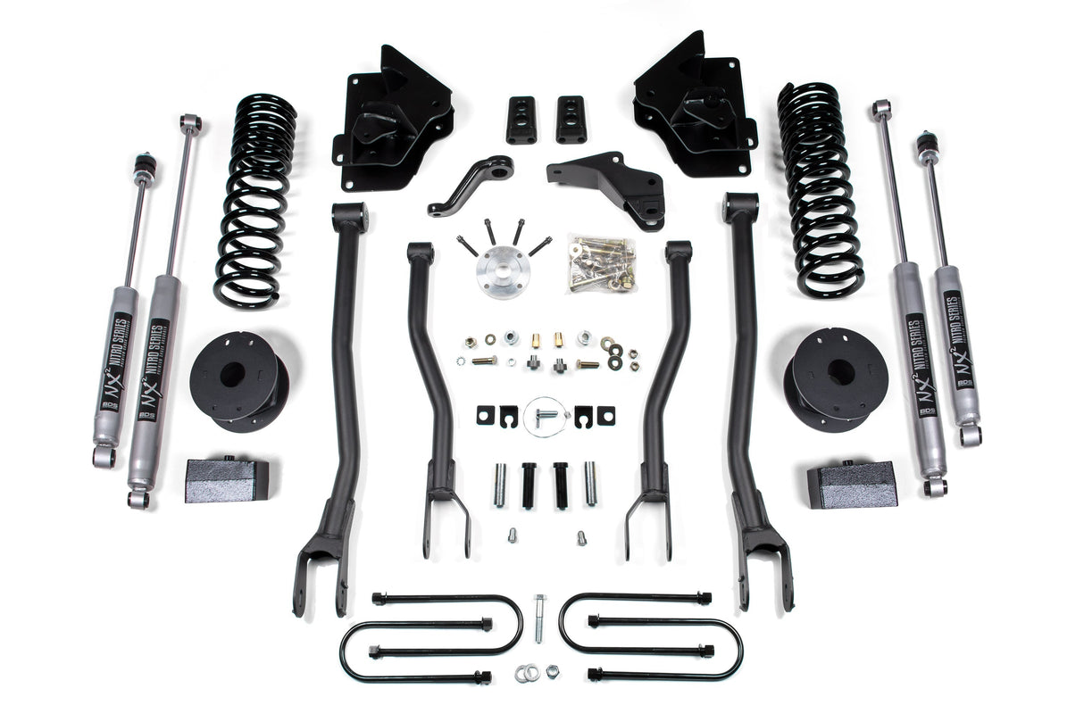 4 Inch Lift Kit w/ 4-Link | Ram 3500 w/ Rear Air Ride (13-18) 4WD | Diesel BDS Suspension